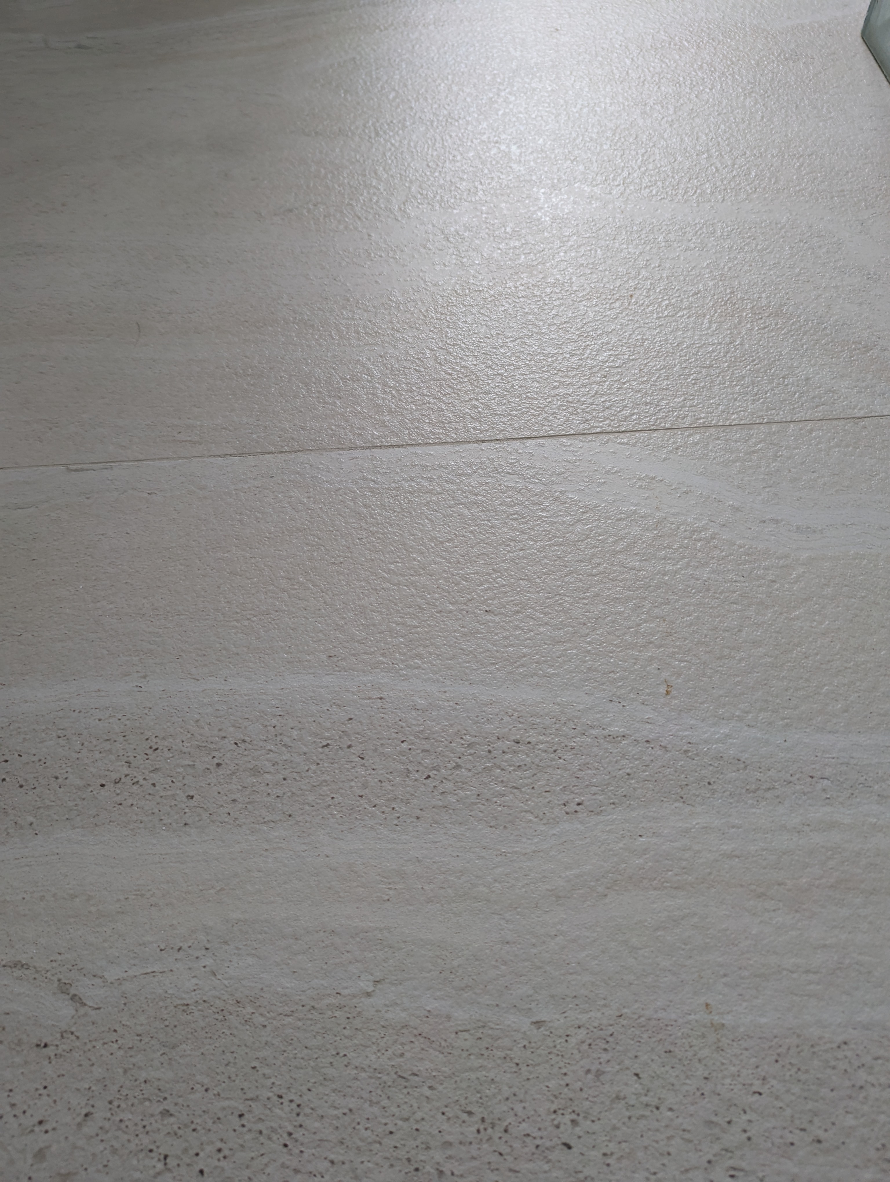 Neutral matte tile – example of tile surface tested with grout-safe floor cleaning solutions